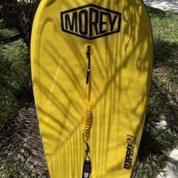 Morey Tube Rail Mach 11 Yellow And Hexagon Patter Surf Board