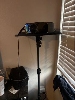 Projector with stand