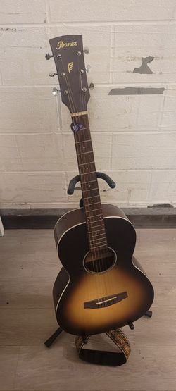 Ibanez PN19 Parlor Acoustic Guitar Bundle - Sunburst (With Gig Bag & Strap)