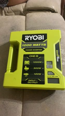 RYOBI INVERTER AND BATTERY