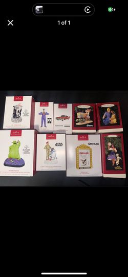 Hallmark Christmas ornaments