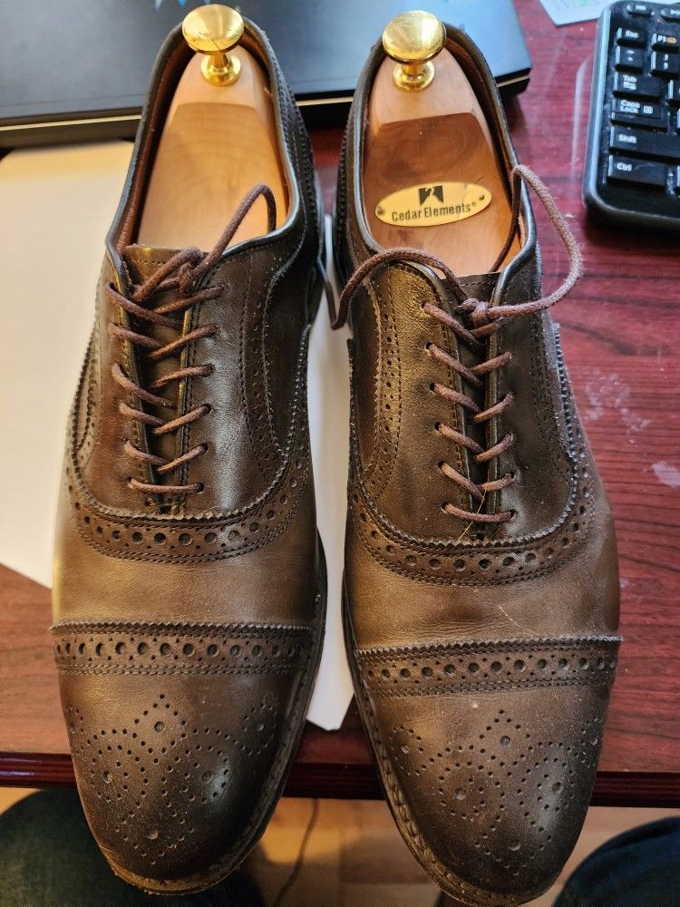 Allen Edmonds Strand Olive Size 10.5D