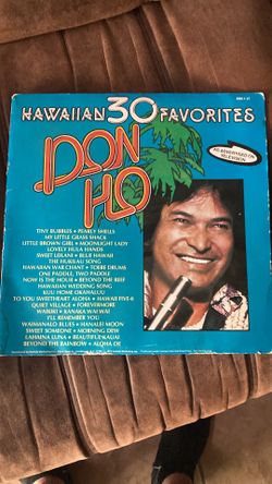 Don Ho Hawaiian 30 Favorites Vinyl Record