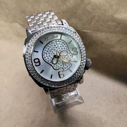 Marc Ecko "Better Off Dead" Crystal Skull Men's Watch No.00-(contact info removed) $80 OBO 