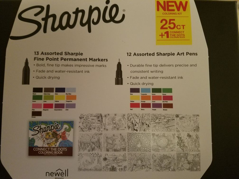 Sharpie Art Marker Set with Coloring Book for Sale in Hope Mills