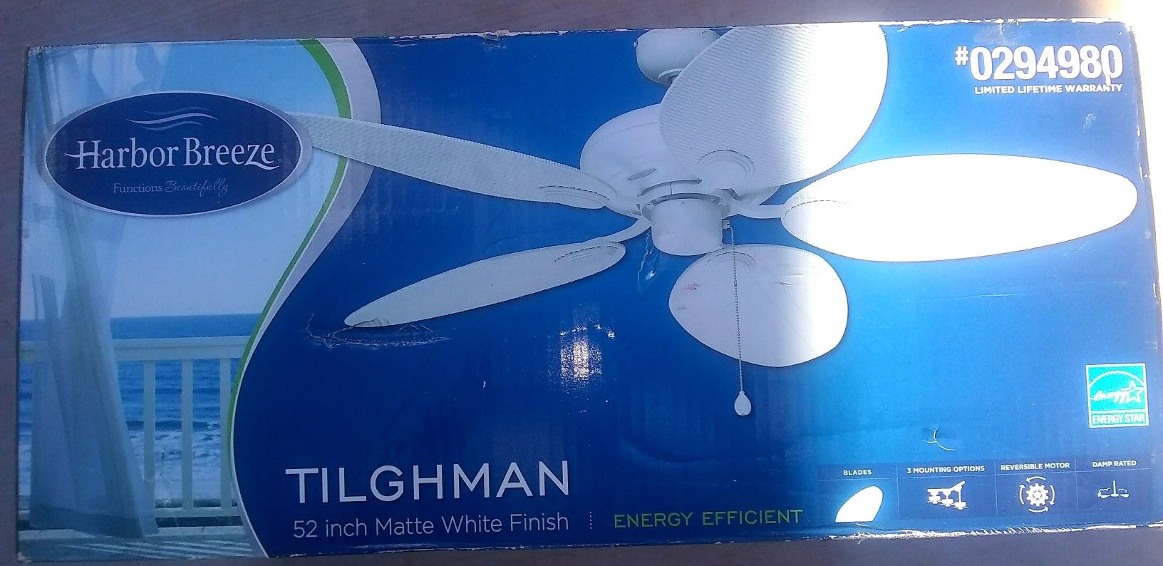Harbor Breeze Tilghman ceiling fan