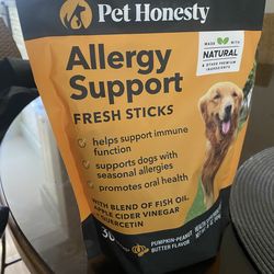 Allergy support dog chews