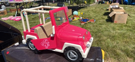 Large Jeep for American girl dolls