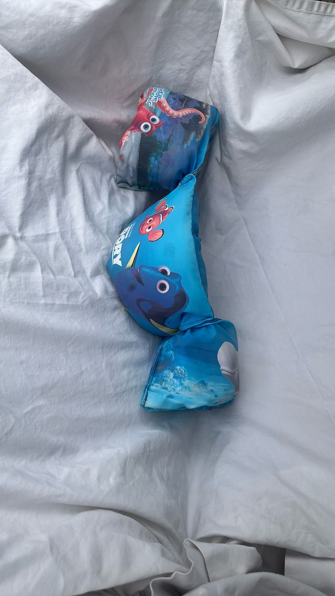 child pool floatie finding Nemo