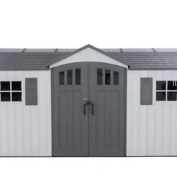 Lifetime Dual Entry 15 By 8 Resin Storage Shed