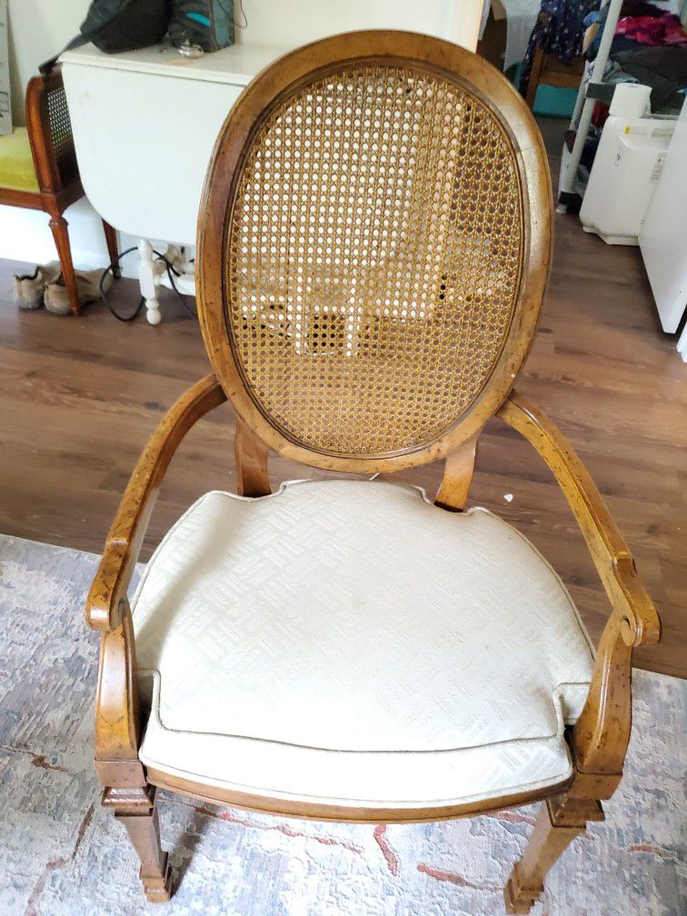 1 Cane Back Side Chair