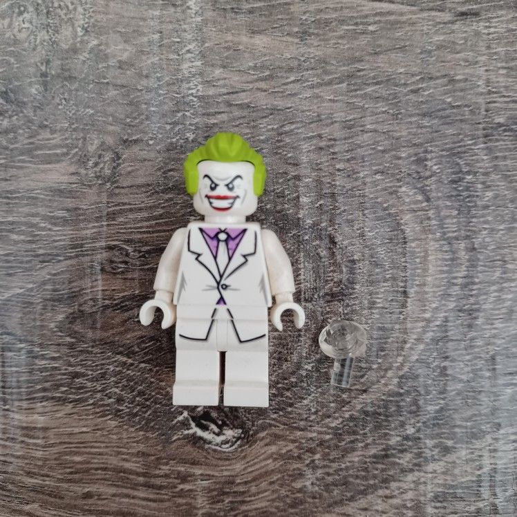 Lego DC Comics The Joker in White Suit Minifigure 