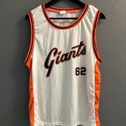 Logan Webb San Francisco Giants Basketball Style Jersey Size Med