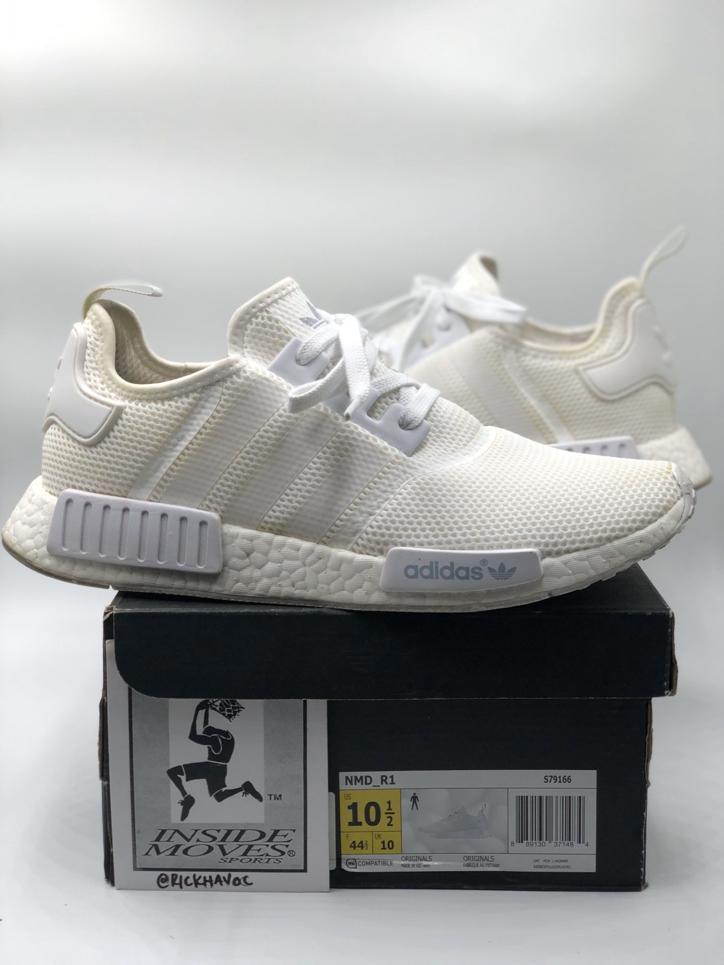 Adidas NMD R1 “Monochrome 3M White”
