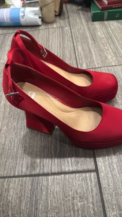 Dillard Red Pumps Shoes $35 Retail