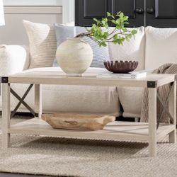 NEW! White Oak Coffee Table