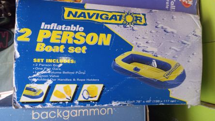 2 person boat  inflatable set