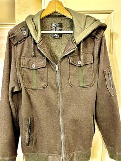 Elixir Mens Light Sporty Jacket Gray And Black Size L