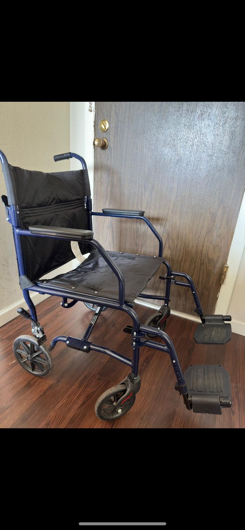 Transport Chair ( Supports Upto 300lbs) Available with Box