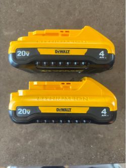 Dewalt 20v pair of 4.0’s