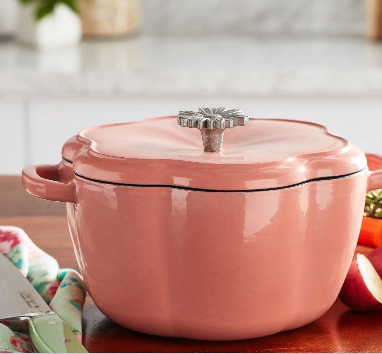 Pioneer Woman Enamel Cast Iron 3 Quart