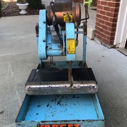Target brick block saw.
