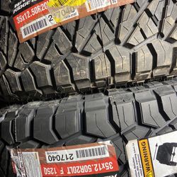 2 - NEW TIRES 35/12.50/20 NITTO GRAPPLER $650 CASH OBO FOR BOTH TIRES 