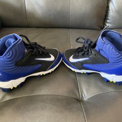 Blue Nike 11c Football Cleats