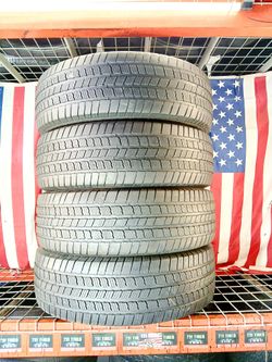 ✅ 4 USED TIRES P245/60R18 MICHELIN DEFENDER LTX MS2 ALL SEASON TOURING 2456018