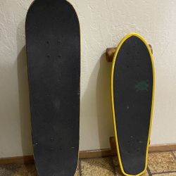 Skateboard and cruiser for sale - Used normal wear condition 