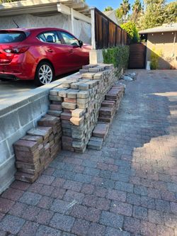 180 Sf of Used paver for free