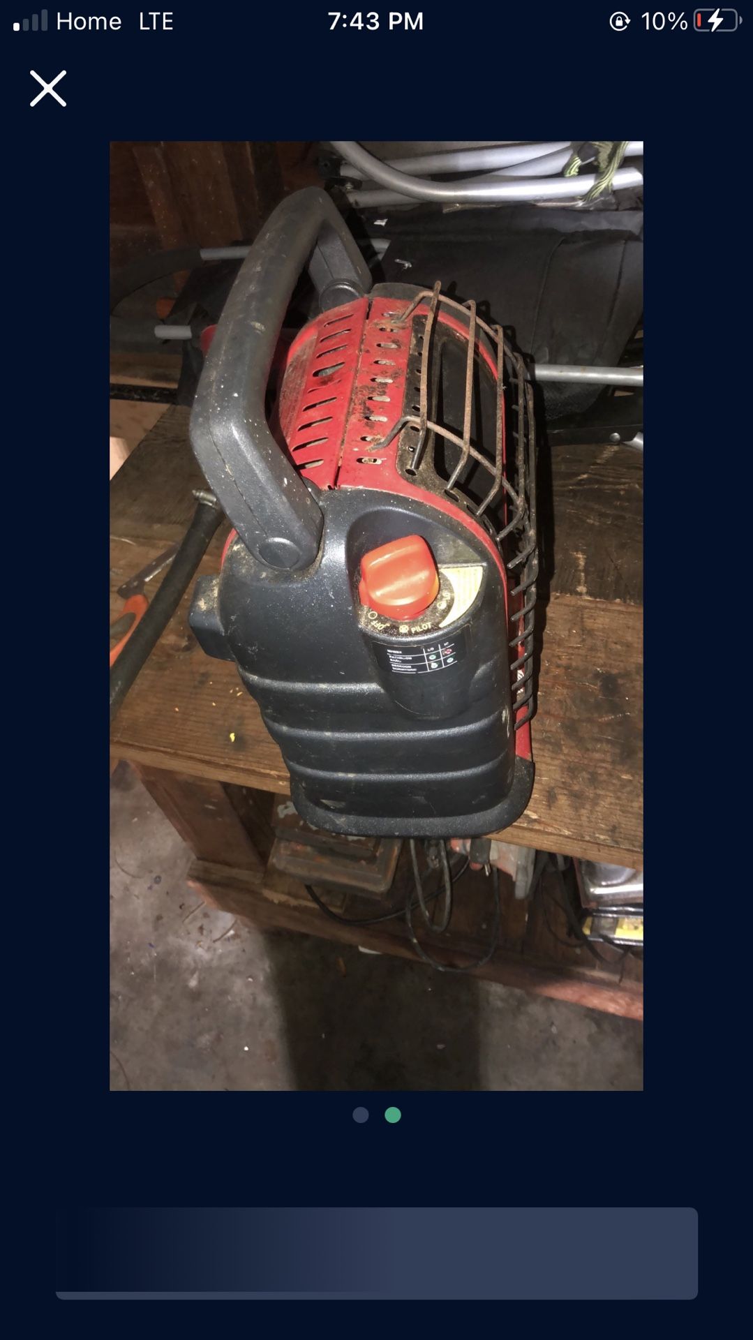 Buddy Heater Almost New Works Great