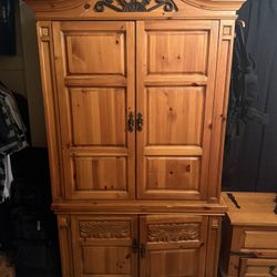 Wood Armoire