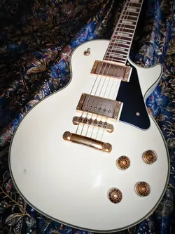 Epiphone Les Paul Custom Alpine White – Fresh Setup – Plays Great