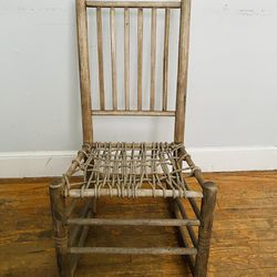 Vintage Teen Sized Rare Rocking Chair Decor Piece 34in Height 14in Seat Height 16in Seat Width 
