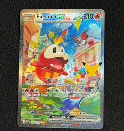 Fuecoco ex Pokémon Card 147/128 Secret Rare