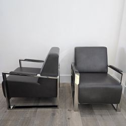 Accent chairs,  set of 2