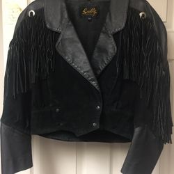 Scully Leather Fringe Jacket Size 10