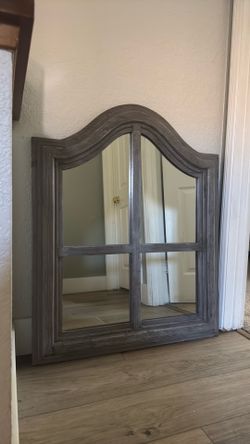 Pottery barn wood mirror