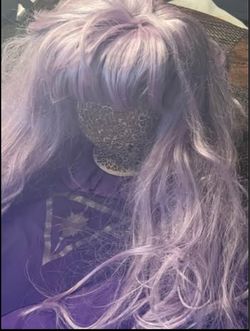 Halloween costume : purple Alien costume