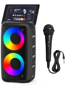 Portable Bluetooth Karaoke Speaker with Microphone