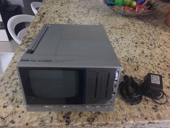 Portable TV - Sears Sound State -FM/AM Radio