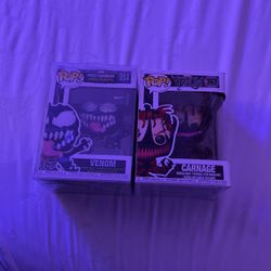 Carnege And Venom Funko Pop 