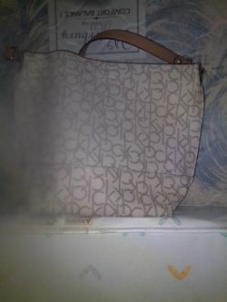 Calvin Klein White Purse 