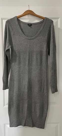 Gray Sweater Dress