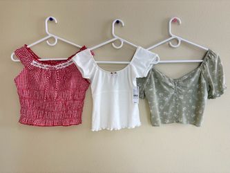 Women's Crop Tops — Set of 3