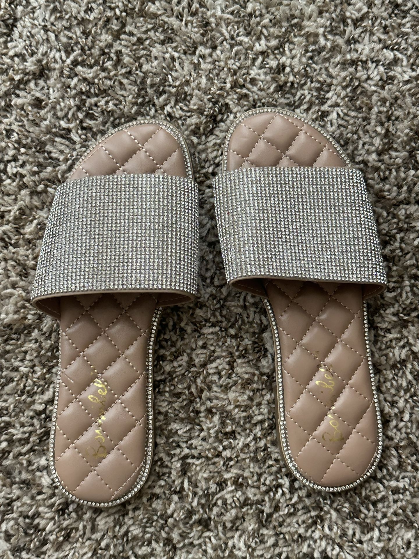 Silver Sparkly Sandals
