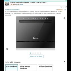 Countertop Dishwasher 