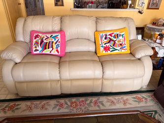 Recliner leather
