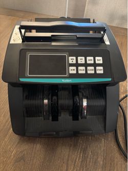 KOLIBRI Money Counter Machine, Advanced Fake Detection & LCD Display
